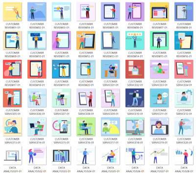 일러스트레이터_이미지100종